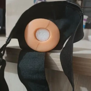 রিয়েলিস্টিক সিলিকন হোলো স্ট্র্যাপ-অন ডিলডো বেল্ট সহ ৭.৭ ইঞ্চি, পুরুষদের যৌন সহায়ক -somoykom, belt condom dildo