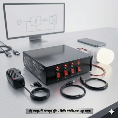 Portable Mini IPS 6000mAh 12V router backup power supply with lithium battery Bangladesh